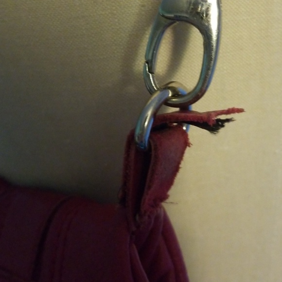 Dark pink leather crossbody bag by Joe's! - Picture 4 of 8